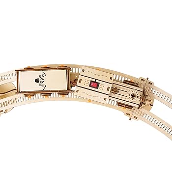 Amazon | Hallisun 3D木製パズル 組み立て立体パズル レール付き